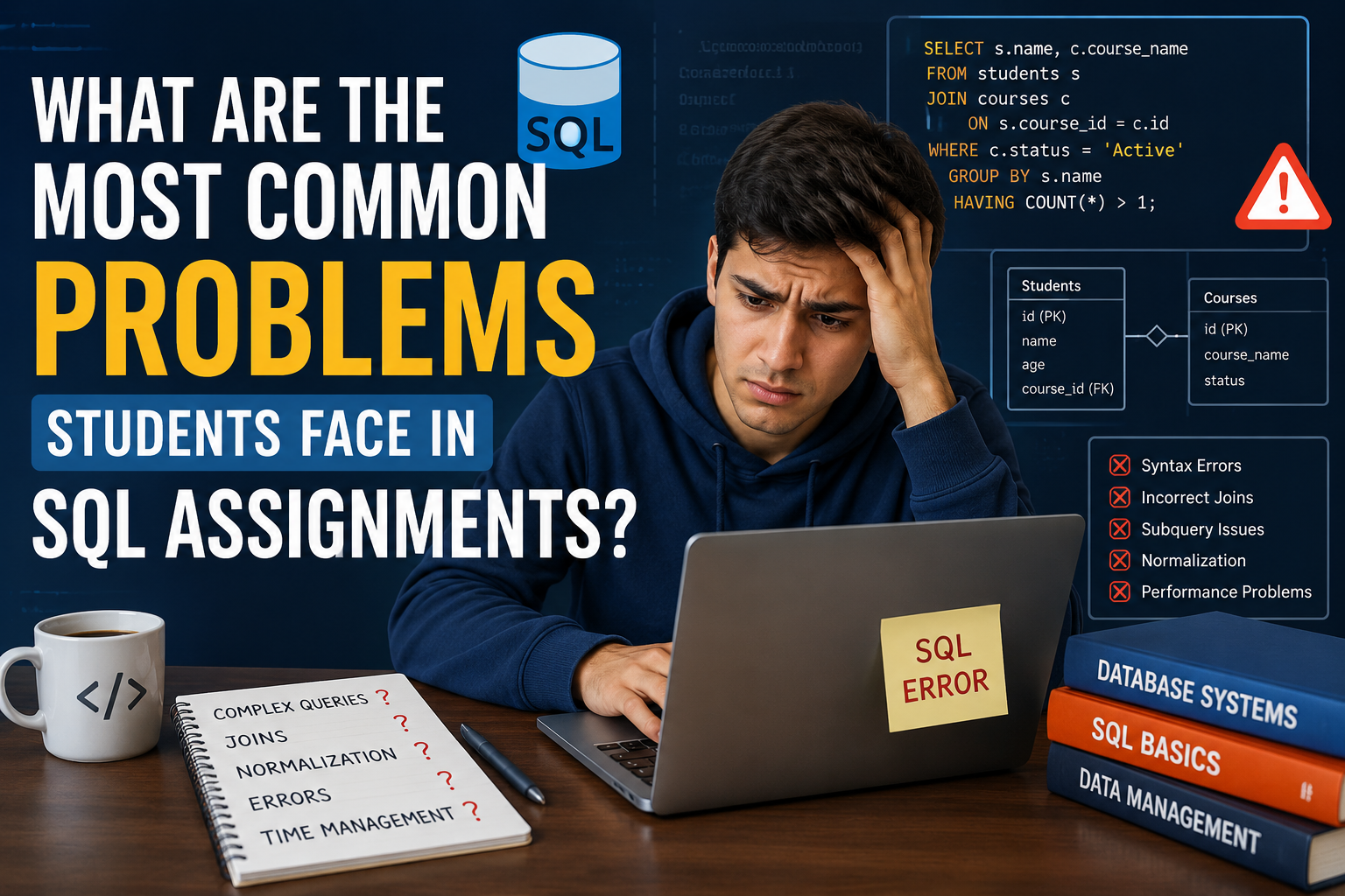 What Are the Most Common Problems Students Face in SQL Assignments